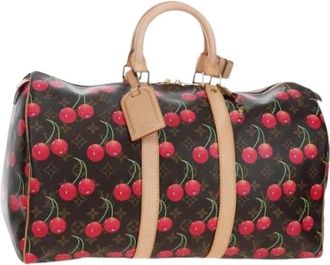 Louis Vuitton Pre-owned Vintage Boston Bag - Dames - Vintage Weekendtas - Bruin - ONE Size - Vintage