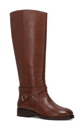 Frye Melissa Belted Knee High Riding Boot in Walnut at Nordstrom, Size 8.5