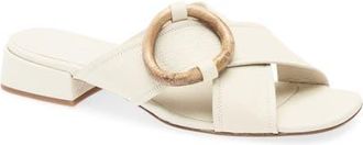 Pedro Garcia Edem Slide Sandal in Ivory Petitgrain-Oak at Nordstrom, Size 8.5Us
