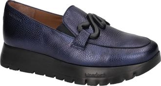 Wonders A-2694 Elvin - Dames - Loafers - Blauw - 41 EU - Leer - Schoenen
