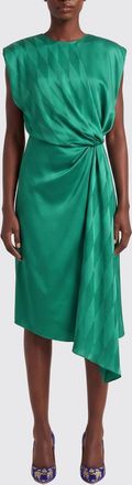 Versace Abito asimmetrico in misto seta