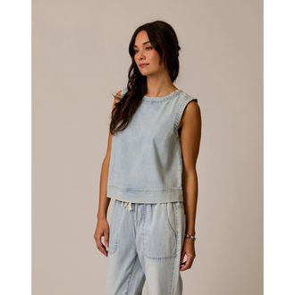 Carve Designs Susie Denim Tank, Magnolia in Savannah at Nordstrom, Size Xx-Small