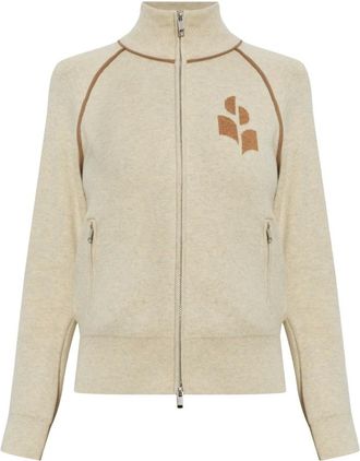 Isabel Marant Dames, Truien, Beige, Maat: XS Katoen