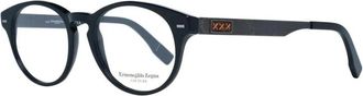 Ermenegildo Zegna Ronde Brillen - Heren - Brillen - Zwart - ONE Size - Accessoires