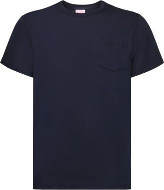 Sun 68 Cotton Jersey T-shirt With Pocket