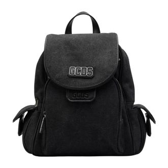 GCDS Backpacks, female, Black, Size: ONE SIZE Backpack