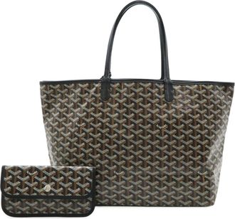 Goyard Coated Canvas Black Shoulder Bags