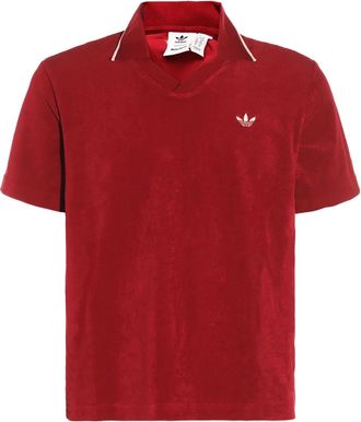 adidas x WALES BONNER Polo in misto cotone - Rosso