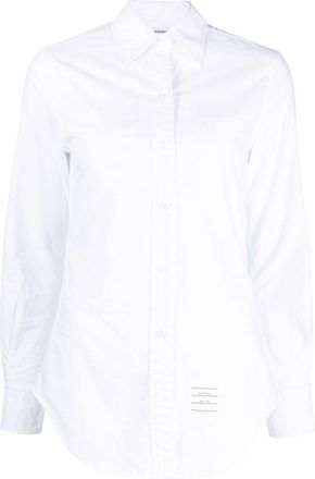 Thom Browne Blouse met logopatch - Wit