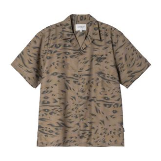 Carhartt Work in Progress S/S Travon Shirt - male - Carhartt Wip - Short Sleeve Shirts - Multicolor - XS - Shirts