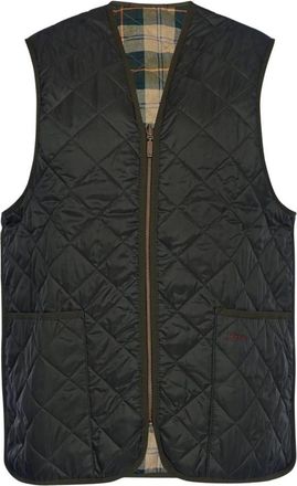 Barbour Gewatteerde Zip-In Voering - Heren - Bodywarmers - Groen - S - Nylon - Jassen