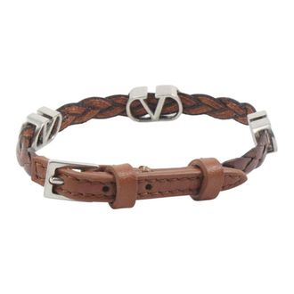 Valentino Vlogo Signature Bracelet - male - Valentino - Bracelets - Brown - ONE SIZE - Accessories