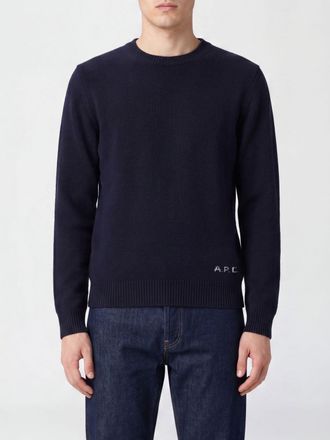 A.P.C. A. P.C. Crewneck Wool Jumper with Embroidered Logo