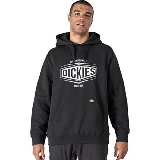Dickies Mens Rockfield Workwear Cotton Hoodie Sweater - Black - Size Medium