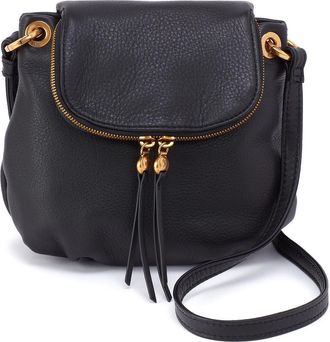 Hobo Fern Leather Crossbody Bag in Black at Nordstrom