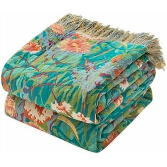 OEM Manta De Estilo Bohemio, 50 X 60 Pulgadas, 100 % Algod&oacute;n, Estampada, Ligera Y Transpirable, Ideal Para Estilos De Decoraci&oacute;n R&uacute;sticos Y Modernos