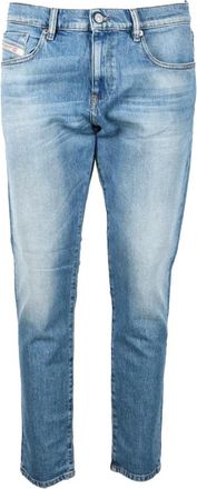Diesel Slim-fit Jeans, male, Blue, Size: W38 Classic Denim Jeans