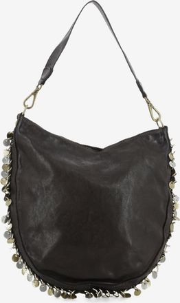 Campomaggi Borsa Gianna monospalla media marrone con rivetti