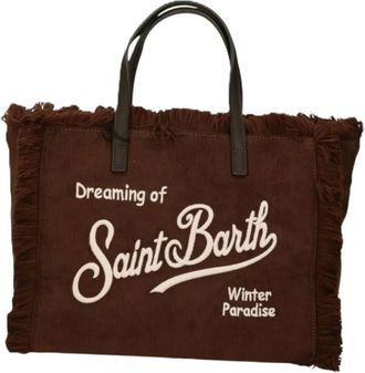 MC2 Saint Barth Colette Corduroy - Dames - Tassen - Bruin - Maat: ONE Size Corduroy