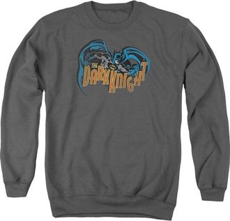 Gildan Batman Retro Dark Knight Adult Crewneck Sweatshirt