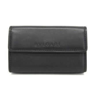 Bulgari Pre-owned Vintage Portemonnee - unisex - Vintage Accessoires - Zwart - ONE Size - Leer - Vintage