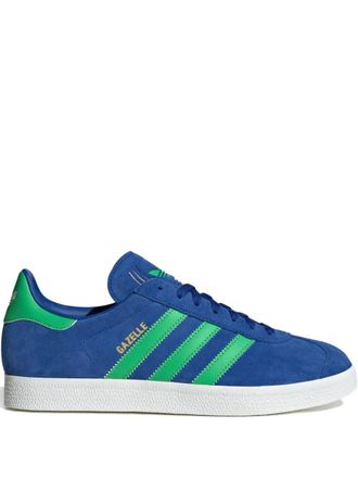 adidas Gazelle three-stripe sneakers - men - Calf Suede/Fabric/Rubber - 10.5 - Blue