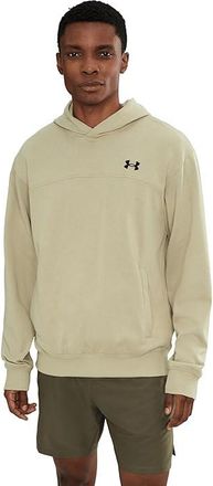 Under Armour Rival Lightweight Hoodie Mens Sweatshirt City Khaki/Black : MD, Polyester