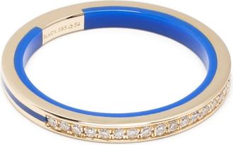 Maria Black 14kt yellow gold diamond ring - unisex - Diamond/14kt Yellow Gold - 52
