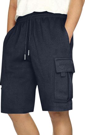 Generic Mens Twill Chino Cargo Shorts Twill Cotton Military Combat Casual Work Shorts Casual Summer and Indoor Winter Short Pants with Multi Zipper Pockets No