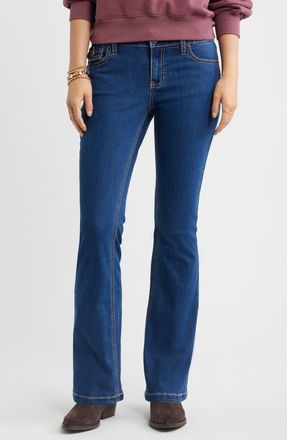BP. Low Rise Stretch Bootcut Jeans in La Brea Wash at Nordstrom, Size 27