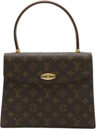 Louis Vuitton Pre-owned Monogram Malletier Handbag - Dames - Vintage Handtas - Bruin - ONE Size - Vintage