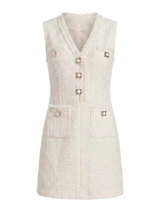 Self Portrait Boucle mini dress