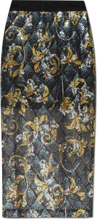 Versace Jeans Couture Dames, Rokken, Zwart, Maat: 2XS Poliester