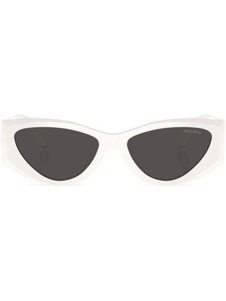 Miu Miu Eyewear Occhiali da sole cat-eye - Bianco