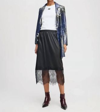 Munthe Latosha Slip Skirt In Black