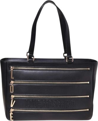 Love Moschino JC4342 Womens Large Shoulder Bag with 4 External Pockets
