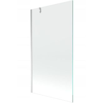 Desconocido Desconocido - Mampara De Ba&ntilde;era 1 Hoja Vidrio Transparente, 60x150 Cm, Perfil Cromo