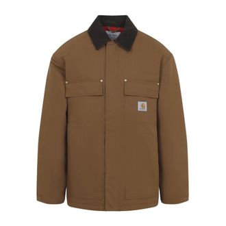 Carhartt Work in Progress Detroit Jacket - Heren - Zomerjassen - Bruin - M - Katoen - Jassen
