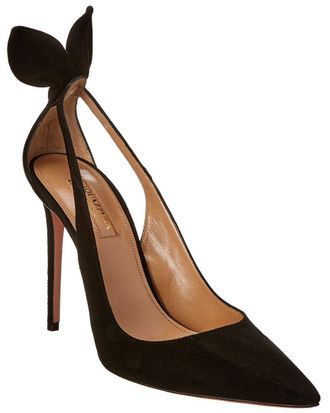 Aquazzura Deneuve 105 Suede Pump