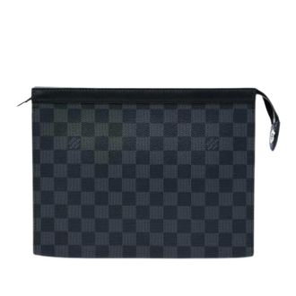 Louis Vuitton Pre-owned Pochette Voyage MM - Heren - Pre-owned - Zwart - Maat: ONE Size Zijde