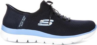 Skechers Navy Blue Mesh Trainers for Women