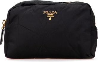 Prada Pre-owned Clutches, female, Black, Size: ONE SIZE Pre-owned Cosmetic Pouch