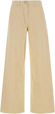 Magda Butrym Jeans, Dames, Beige, S, Katoen, Wijde Jeans