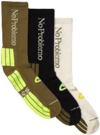 Aries Pack van 3 Jacquard Sportsokken - unisex - Sokken - Veelkleurig - L/Xl - Katoen - Ondergoed