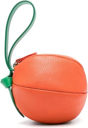 Hereu Taronja Portemonnee - Dames - Clutches - Oranje - ONE Size - Katoen - Tassen