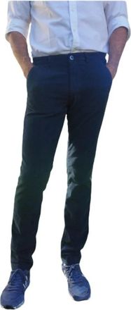 Mason's Slim Fit Corduroy Chino Broek - Heren - Chinos - Blauw - XS - Katoen - Broeken