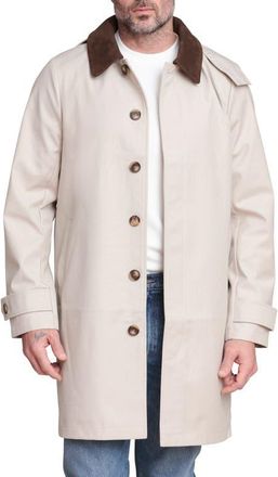 Bagatelle Combo Collar Mac Coat with Detachable Hood in Khaki at Nordstrom, Size X-Large