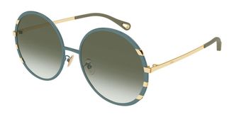 Chloé CH0144S 002 Womens Sunglasses Green Size 58