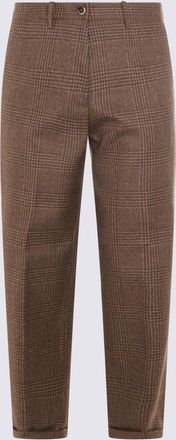 Nine In The Morning Brown Wool Pants