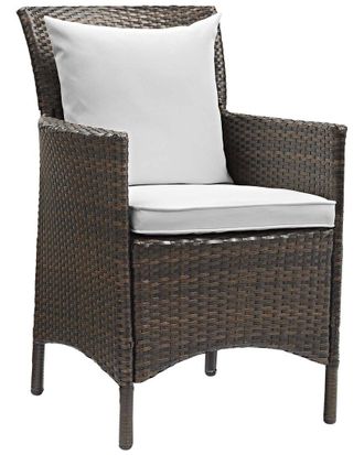 ModWay Conduit Outdoor Patio Wicker Rattan Dining Armchair
